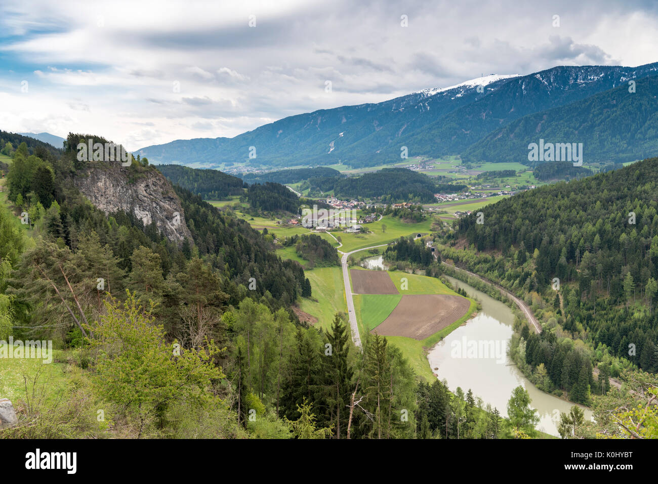 San Lorenzo di Sebato/Sankt Lorenzen, Bolzano province, South Tyrol. Italy. Stock Photo