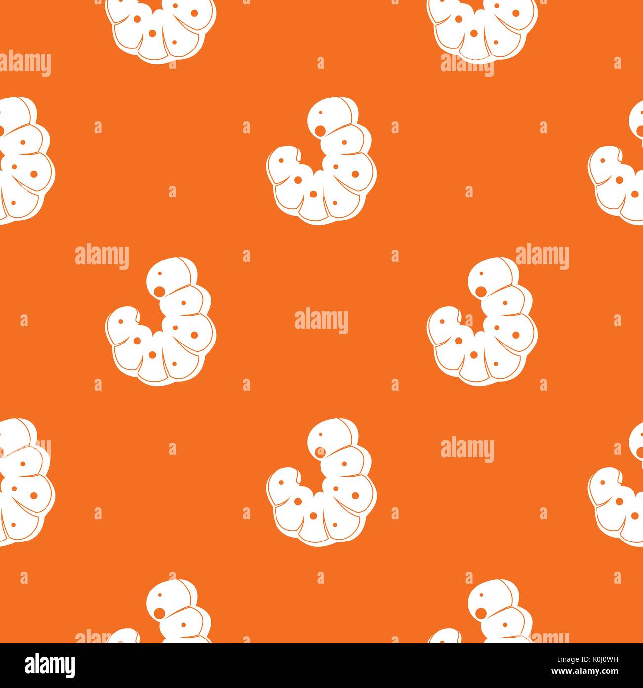 Worm pattern seamless Stock Vector