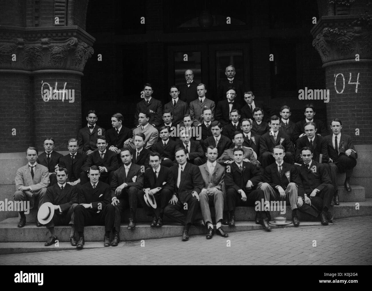 Picture of Johns Hopkins University Class of 1904Remsen, Ira | Griffin, Edward Herrick, 1904. Stock Photo