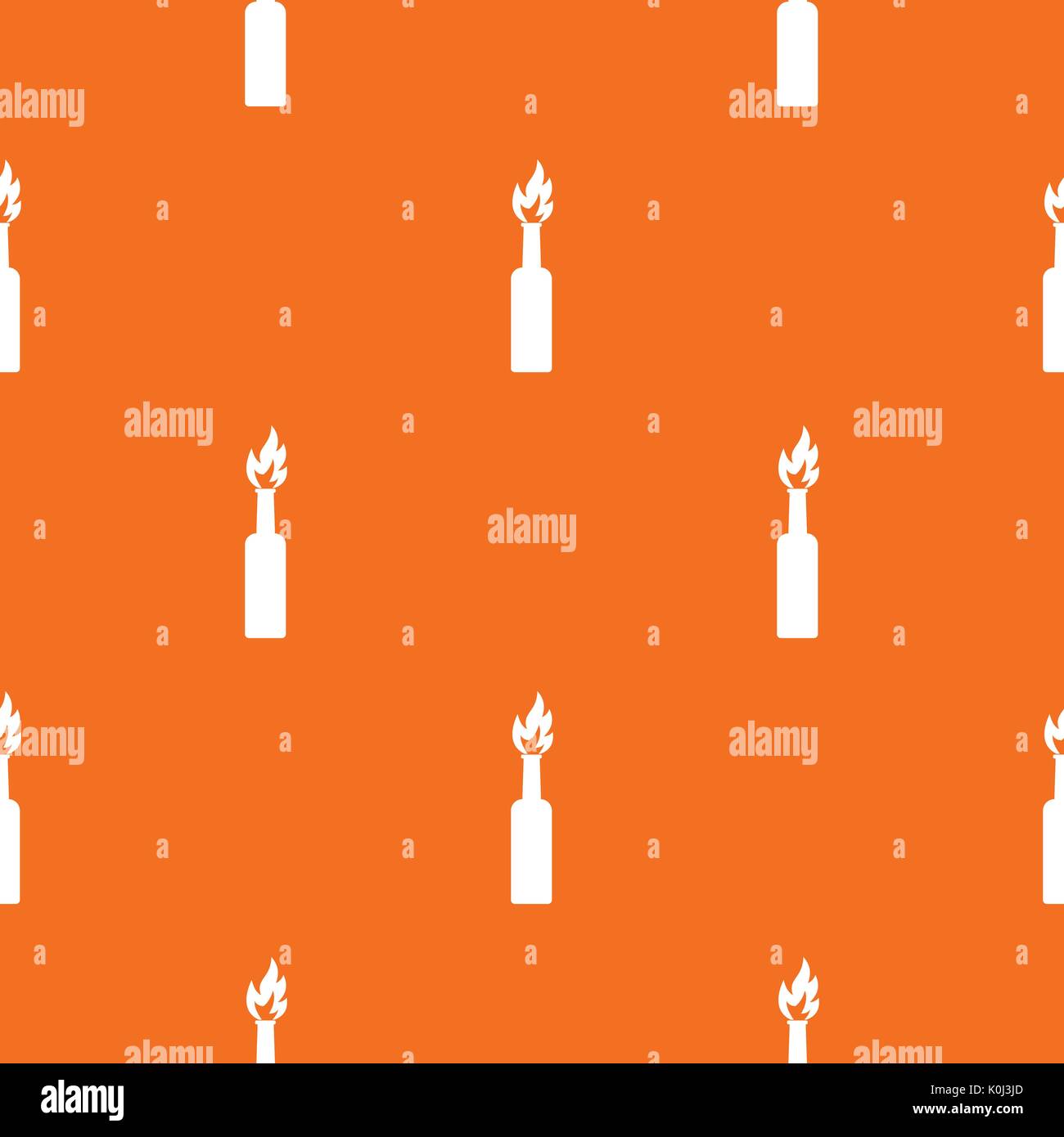 Burning bottle pattern seamless Stock Vector
