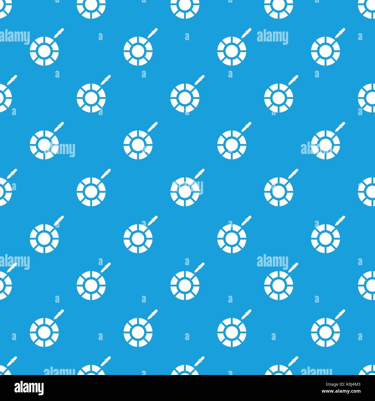 Color picker pattern seamless blue Stock Vector