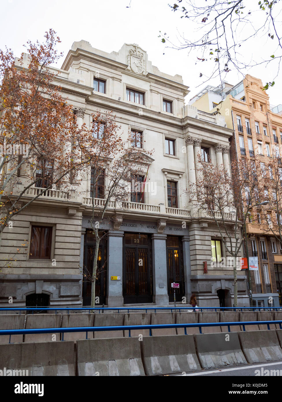 Instituto y museo geológico y minero. Madrid capital. España Stock Photo