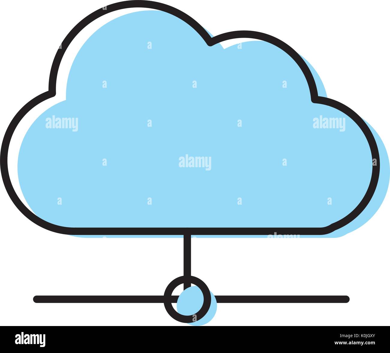 cloud data connection network information Stock Vector Image & Art - Alamy