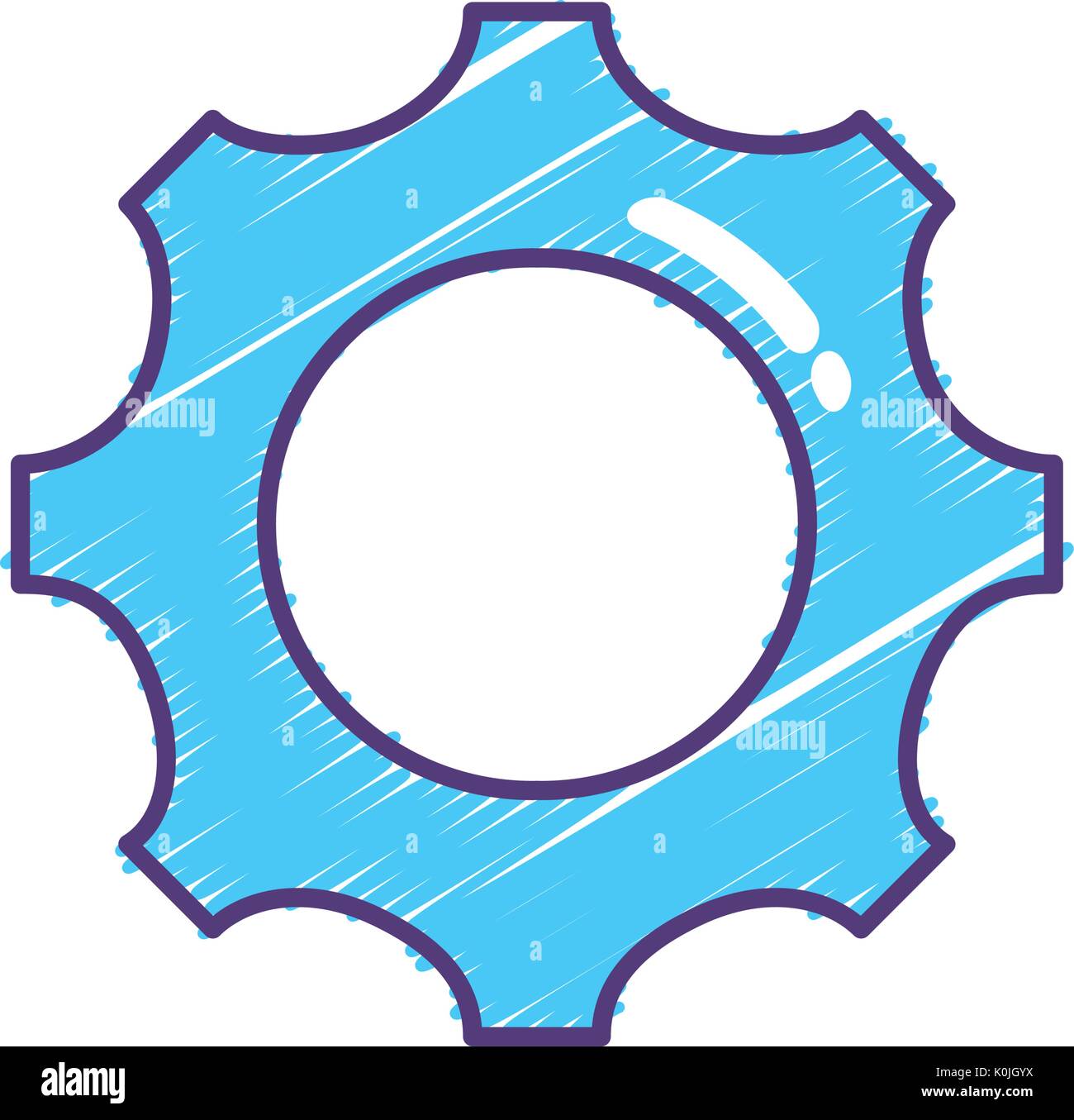 gear engineering industry process technology Stock Vector Image & Art ...