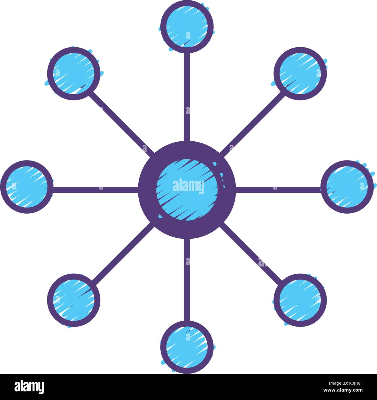 circuit data technology to center server Stock Vector Image & Art - Alamy