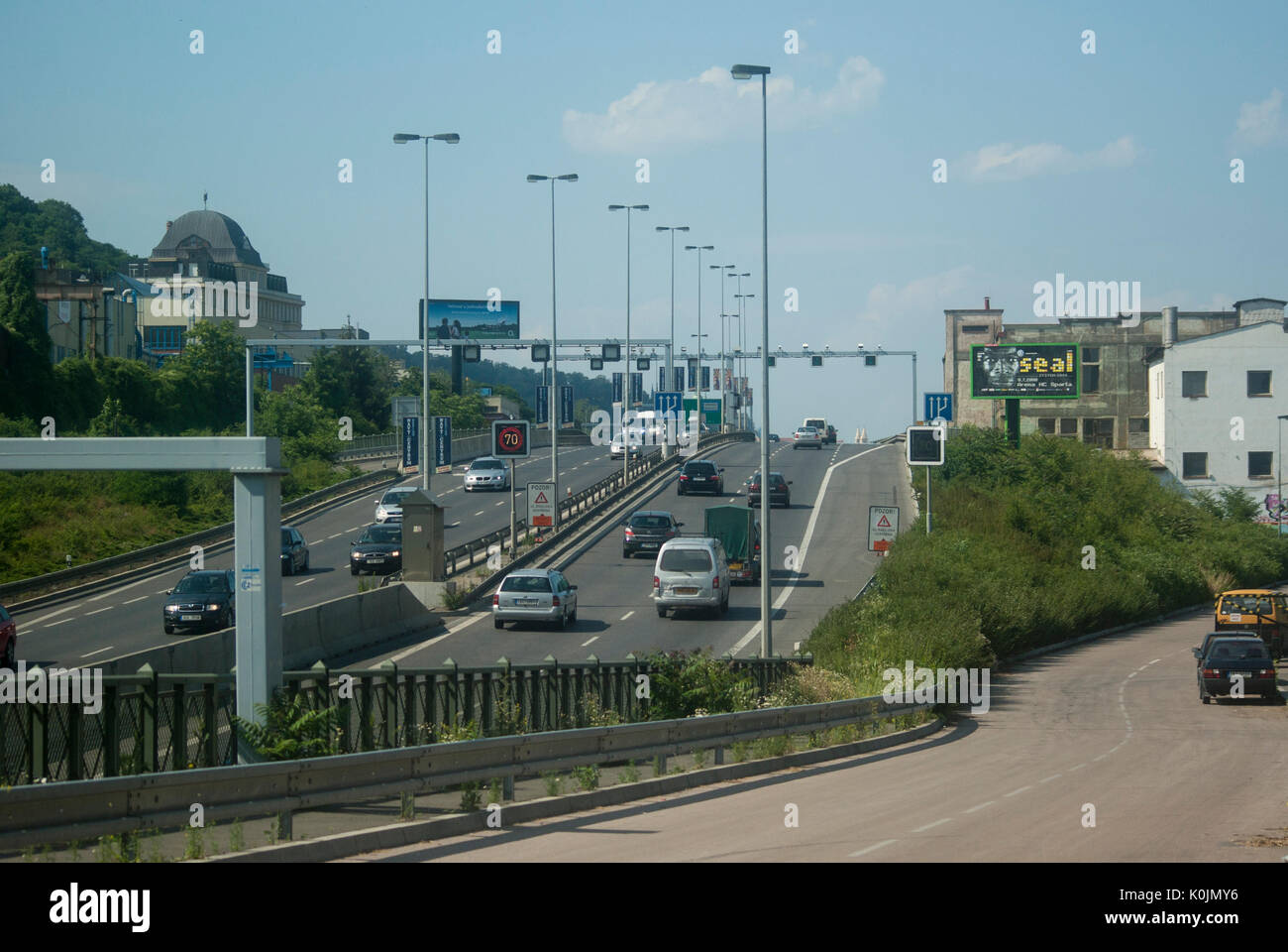 Prague czech republic motorway hi-res stock photography and images - Alamy