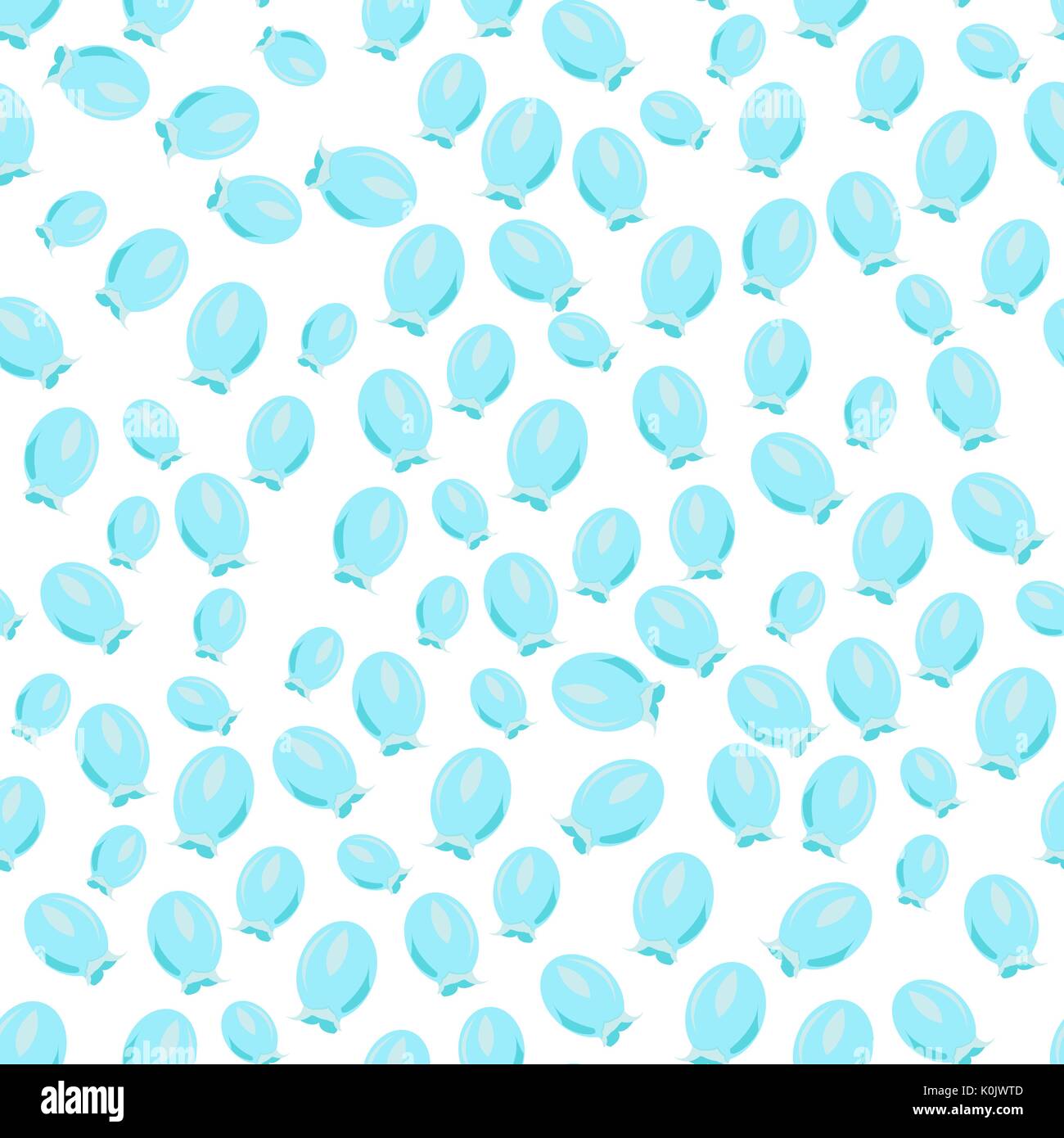Blue flowers seamless pattern.Vector illustration Stock Vector Image ...