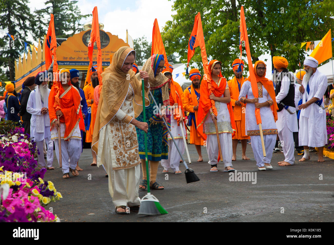 Sikh Day Parade, Salem, Oregon Stock Photo Alamy