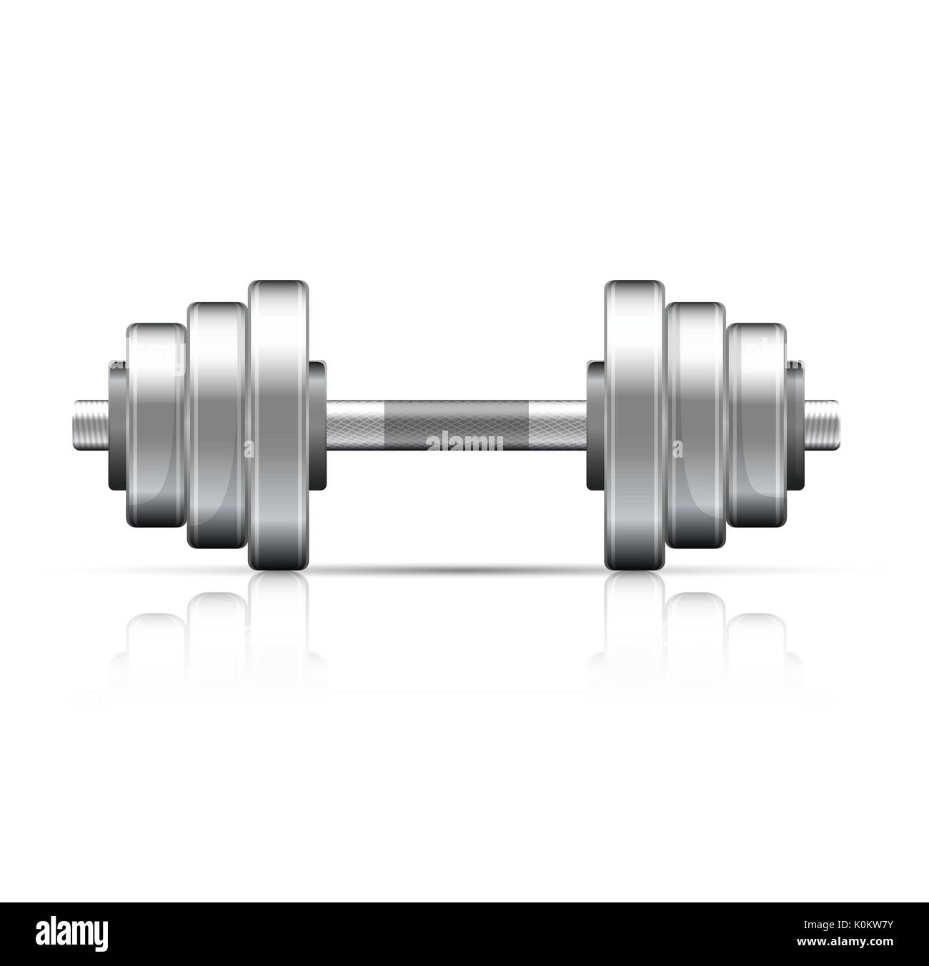 Dumbbell 3d Stock Vector Images - Alamy