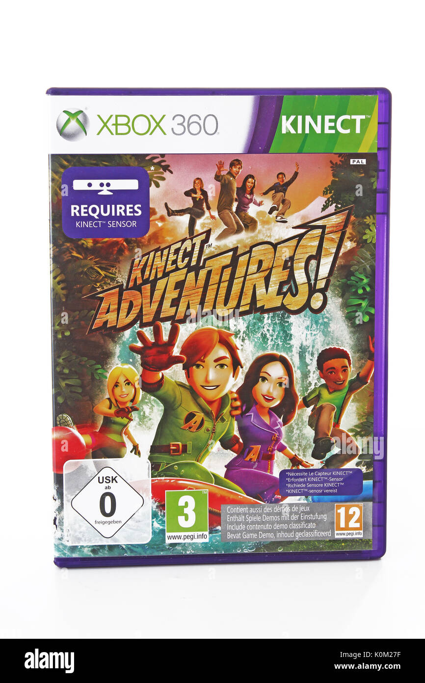 Xbox 360 game. Kinect Adventures Stock Photo - Alamy