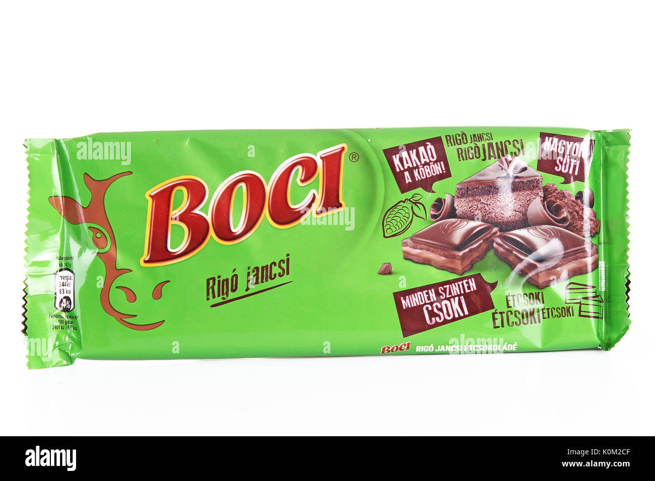 Boci hungarian chocolate Stock Photo - Alamy