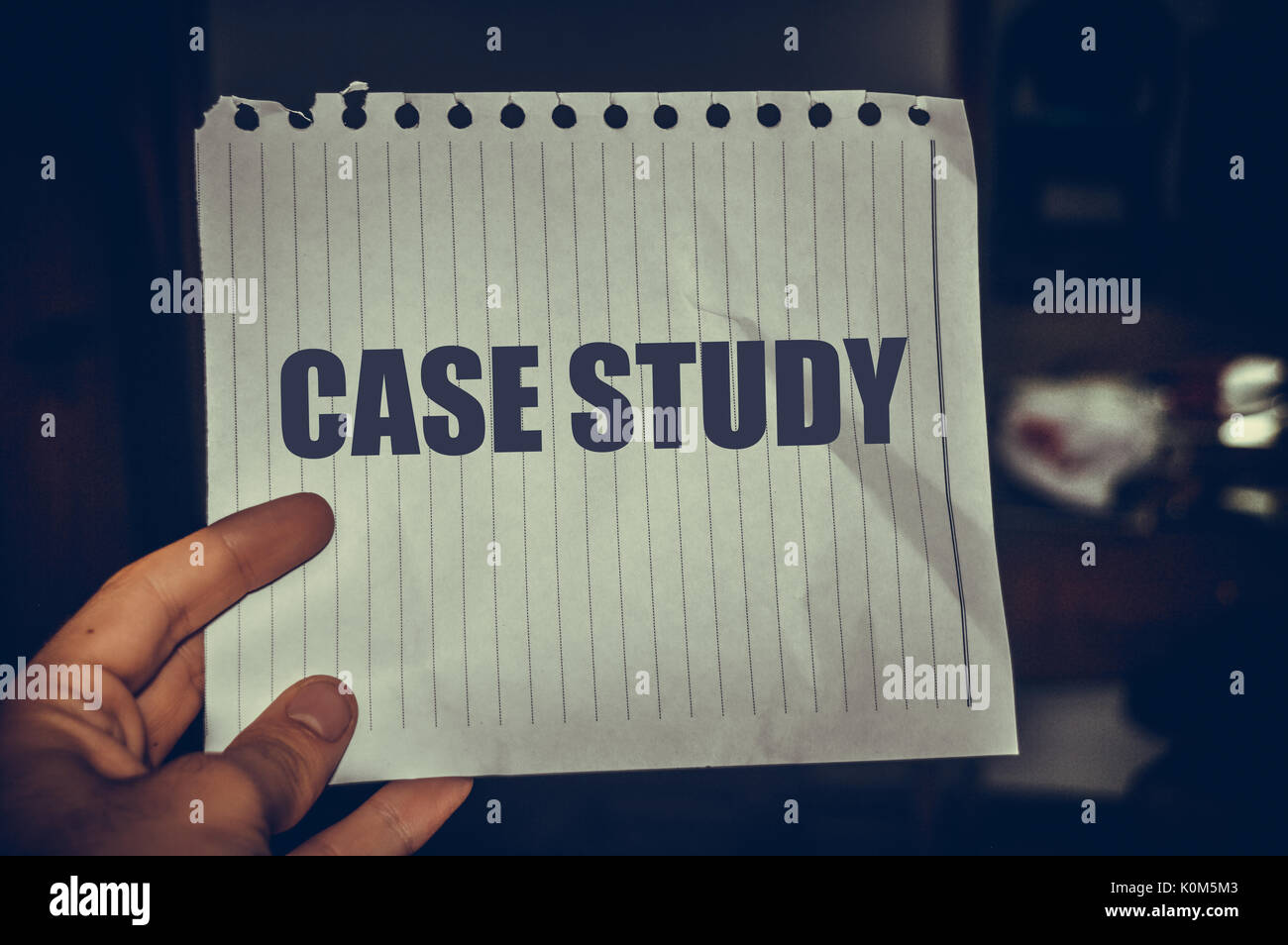 business concept background, case study Stock Photo