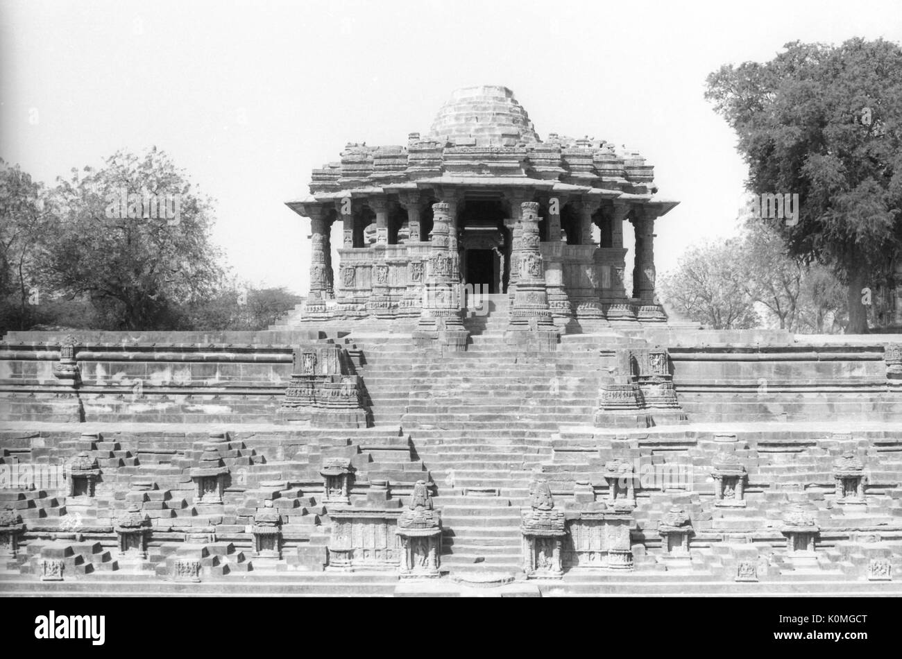 Sun temple of modhera Black and White Stock Photos & Images - Alamy