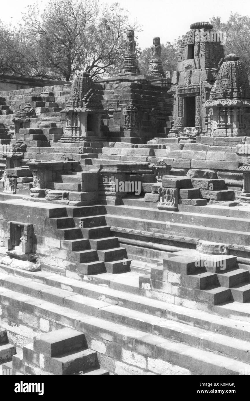 modhera Hindu sun temple, Mehsana, Gujarat, India, Asia Stock Photo