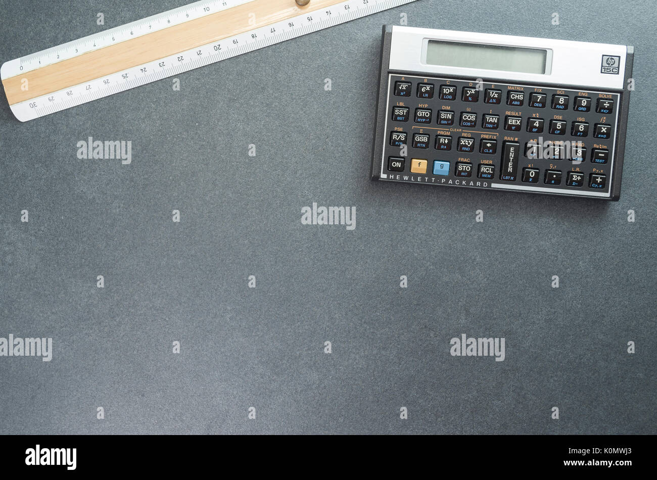Electronic Ruler And Calculator High Resolution Stock Photography and ...
