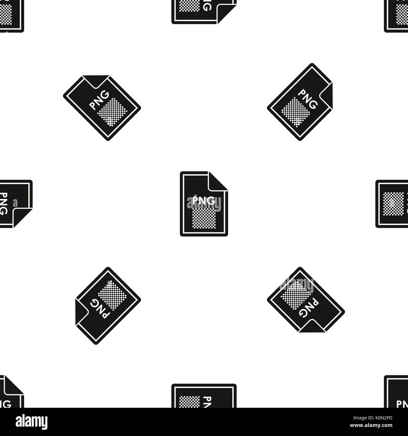 File PNG pattern seamless black Stock Vector
