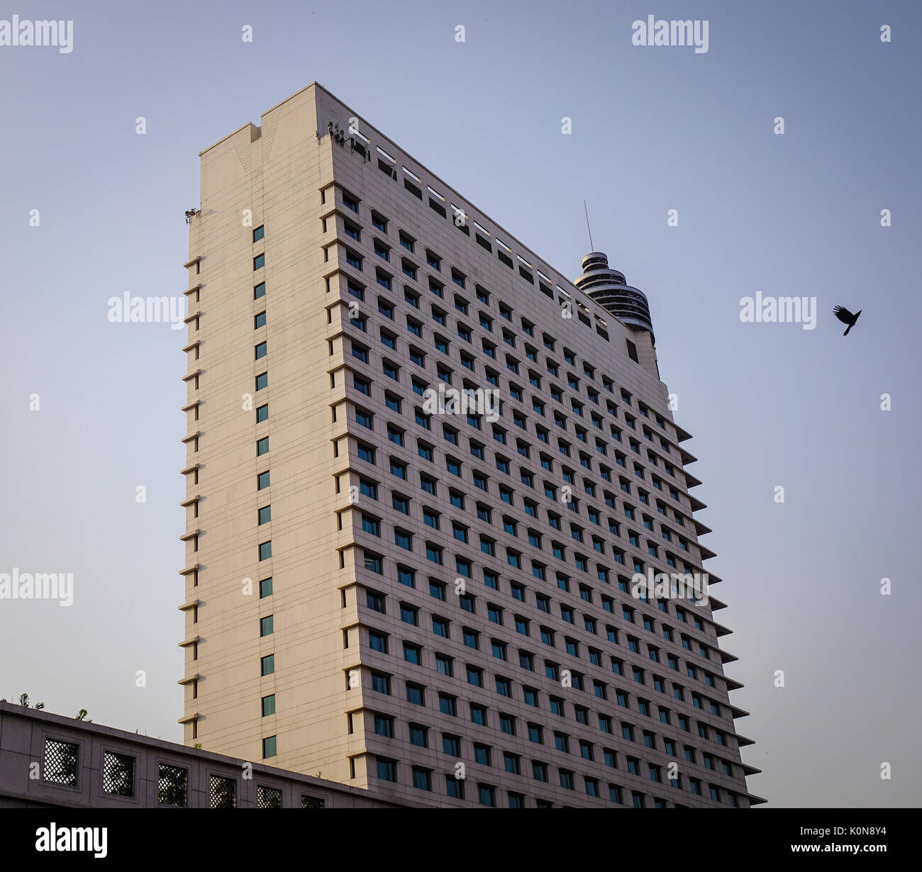 Yangon, Myanmar Feb 13, 2017. A tall building in Yangon, Myanmar
