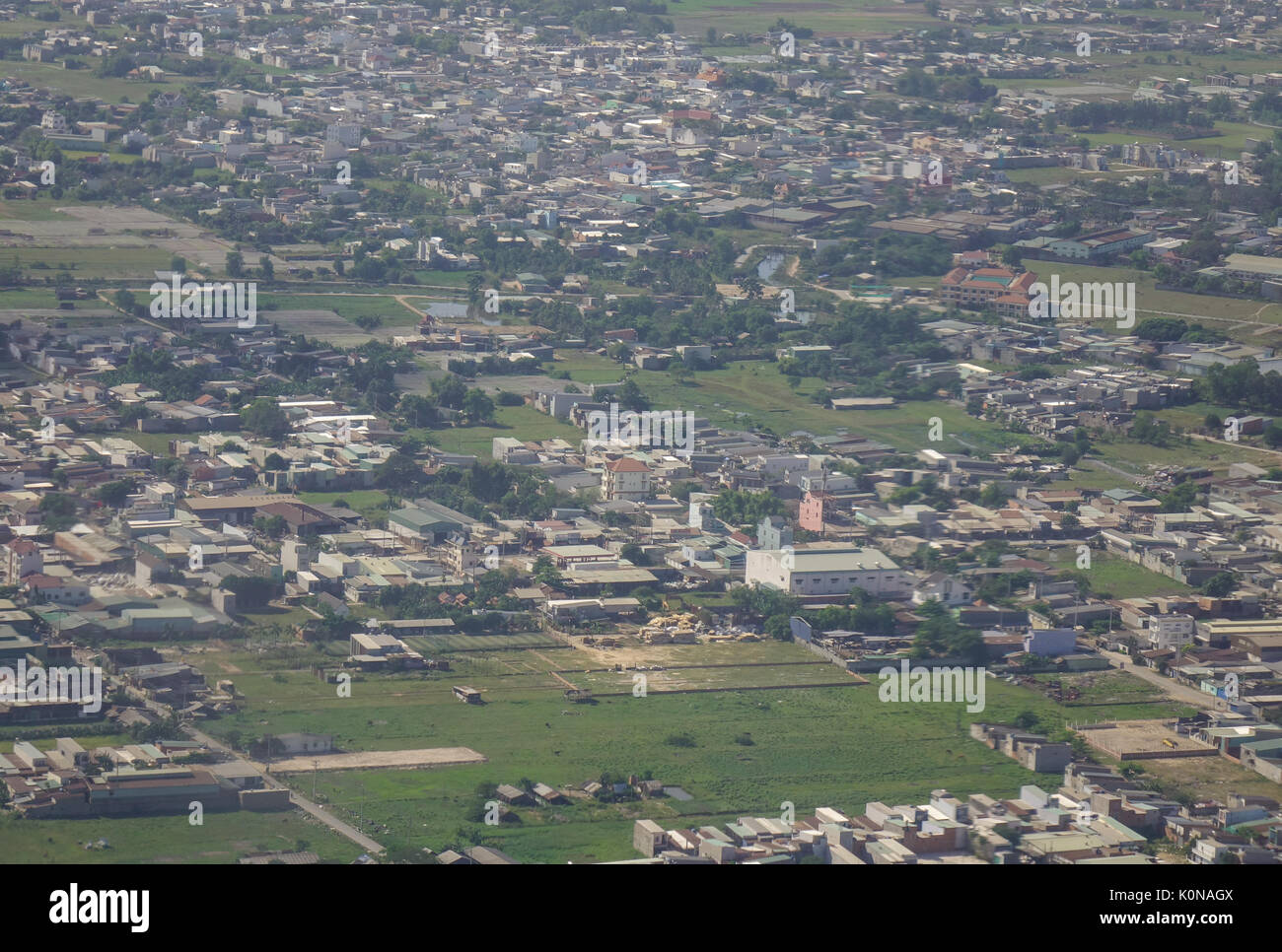 Buildings in Yangon, Myanmar. Yangon is the country largest city with a