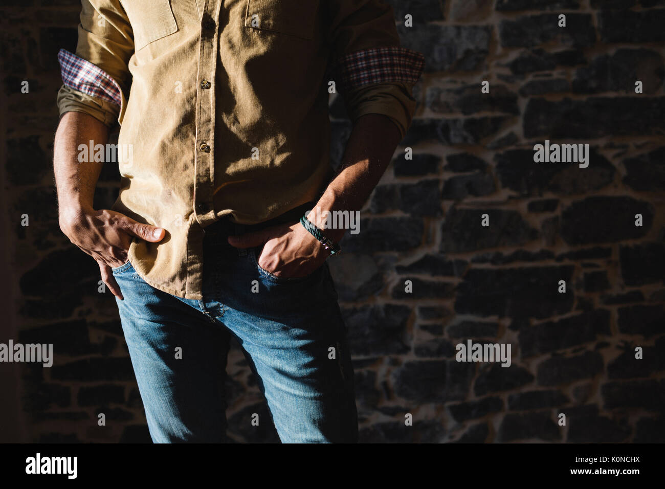 Partial view man hands hi-res stock photography and images - Alamy
