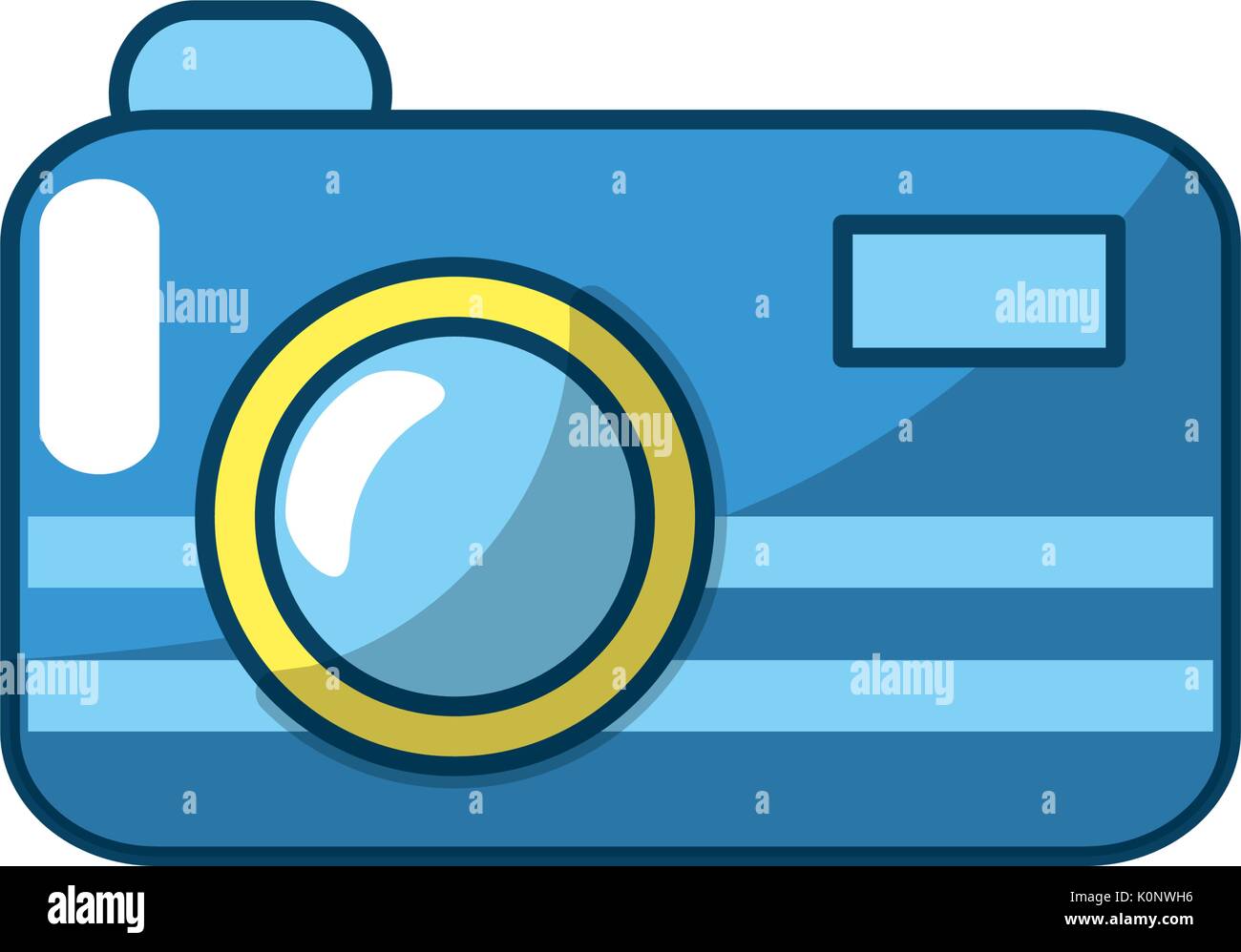 Object De Camera digital camera technology equipment object Stock Vector Image & Art - Alamy