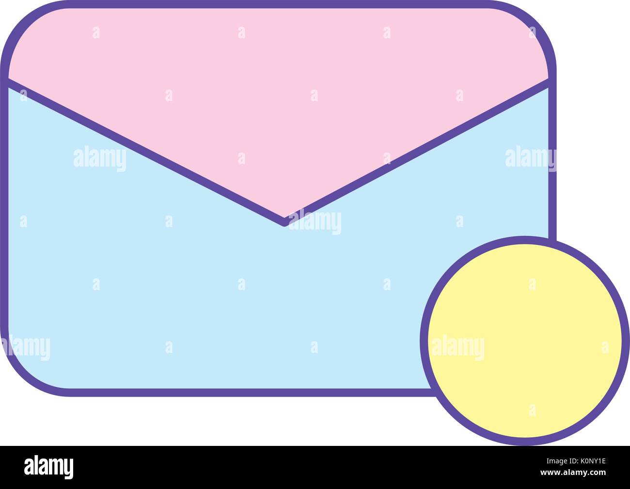 card letter close with message information Stock Vector Image & Art - Alamy