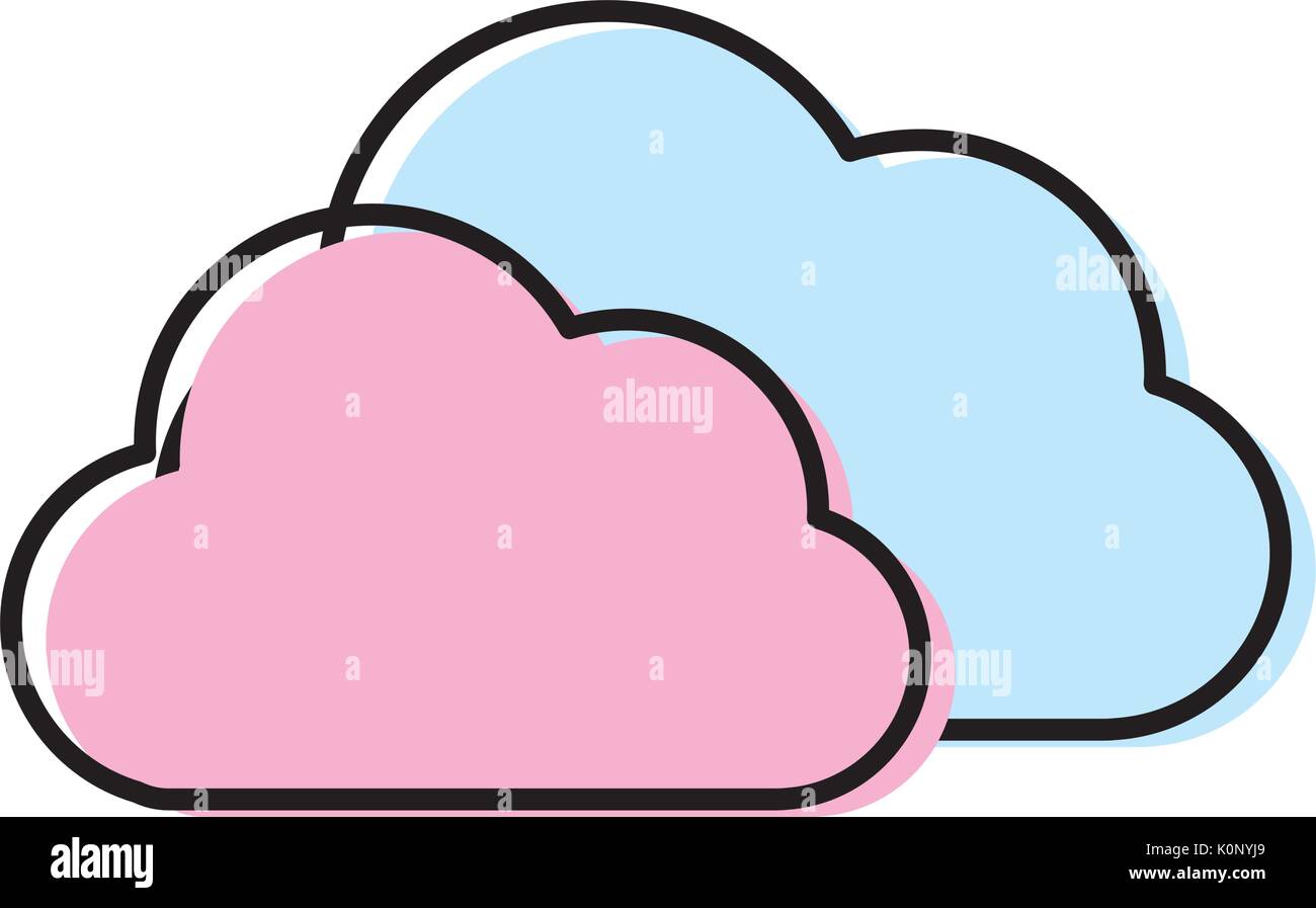 clouds natural weather in the sky design Stock Vector Image & Art - Alamy