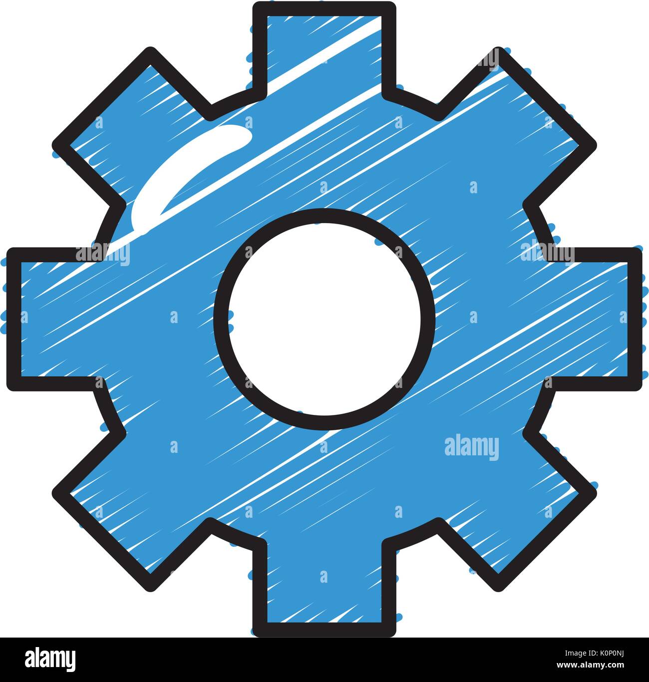 gear engineering industry process technology Stock Vector Image & Art ...