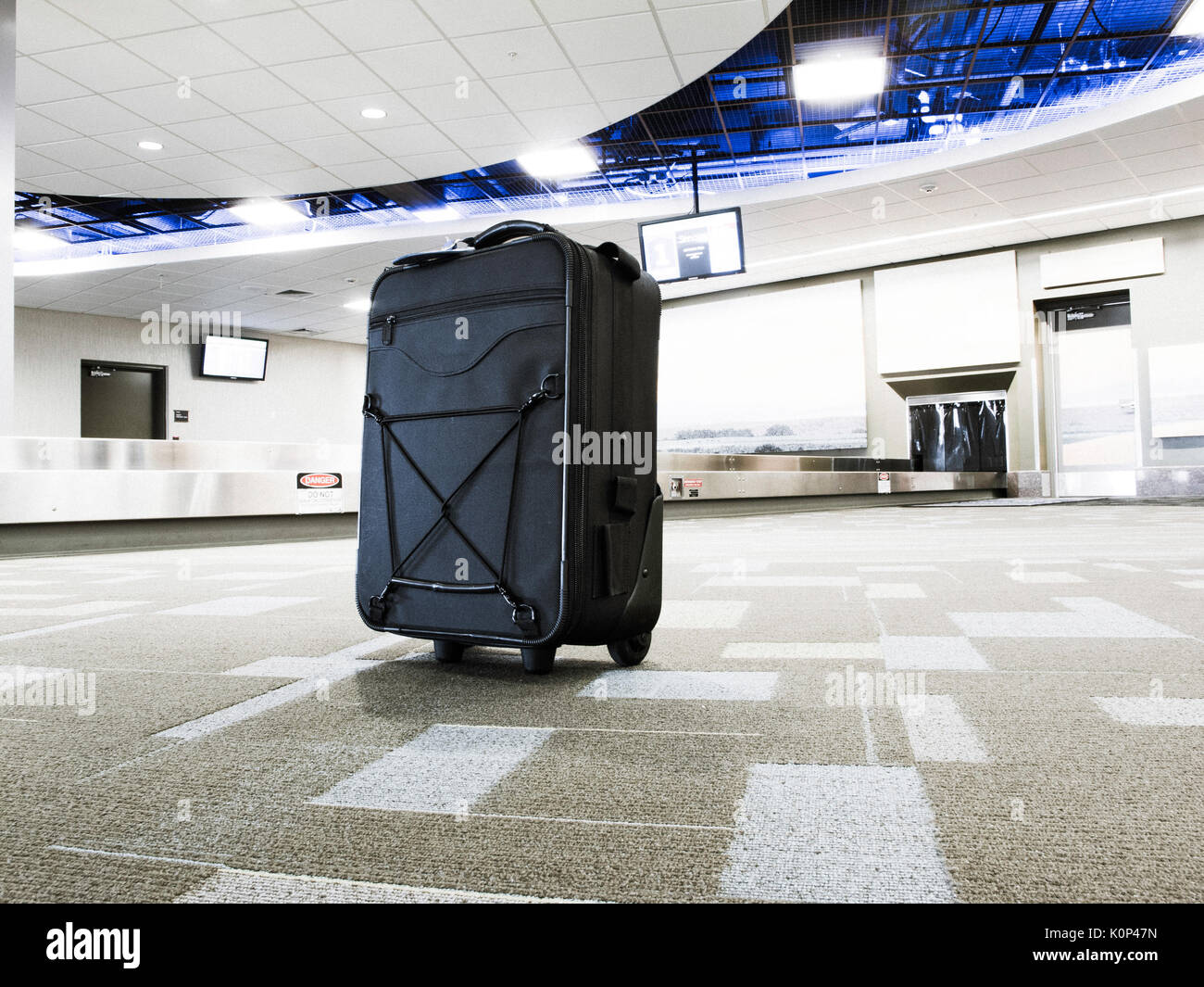 Lost Suitcase at Airport Baggage Claim Area, USA Stock Photo Alamy