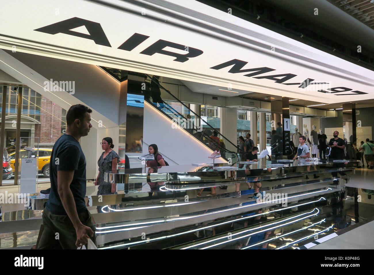 Nike SoHo Store, NYC, USA Stock Photo