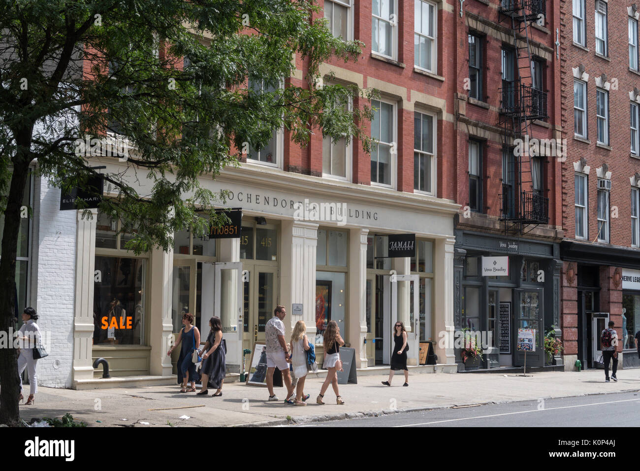 Storefronts in SoHo, NYC, USA Stock Photo - Alamy