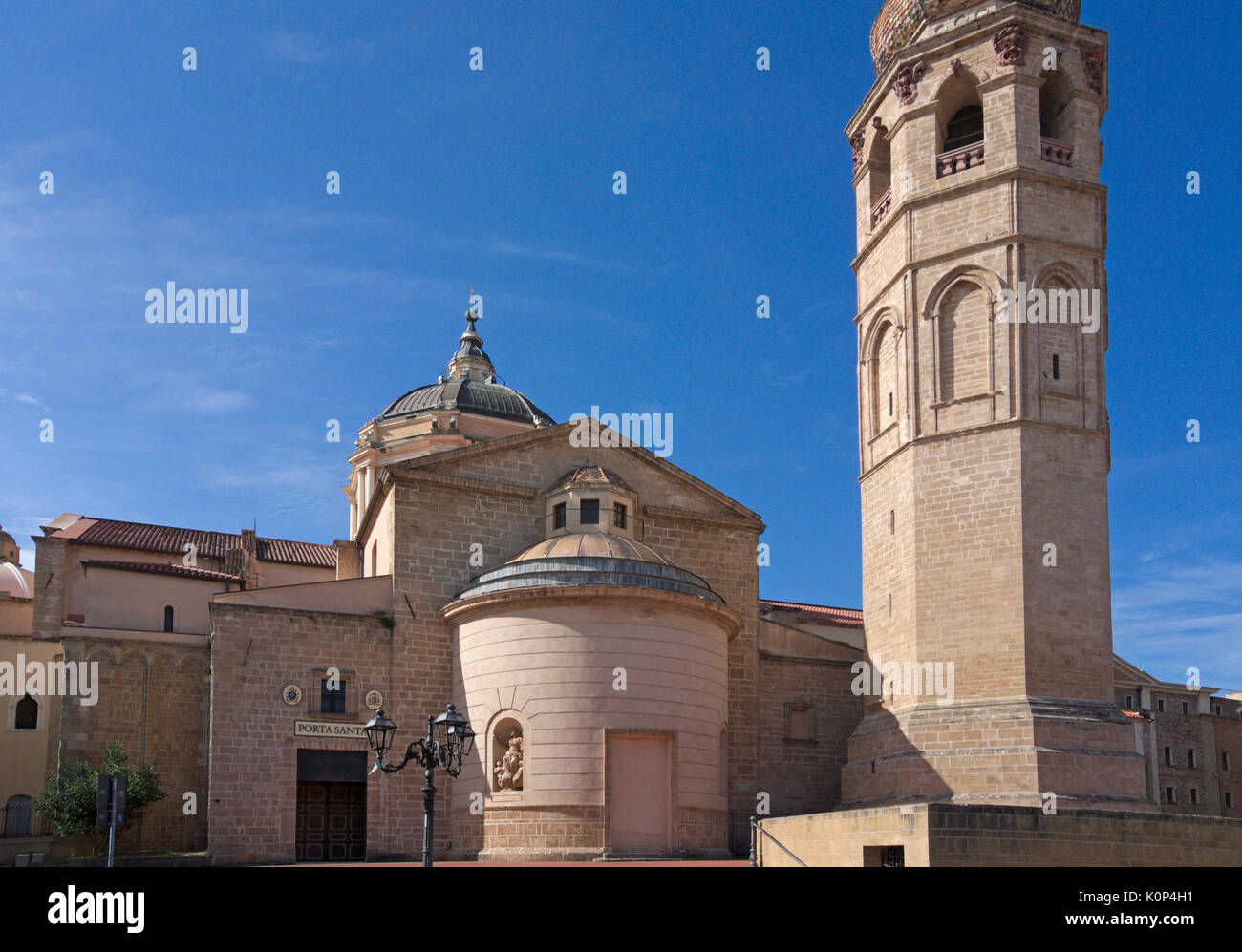 St.Mary of Assumption (santa maria assunta) Cathedral, Oristano, Sardinia, Italy Stock Photo