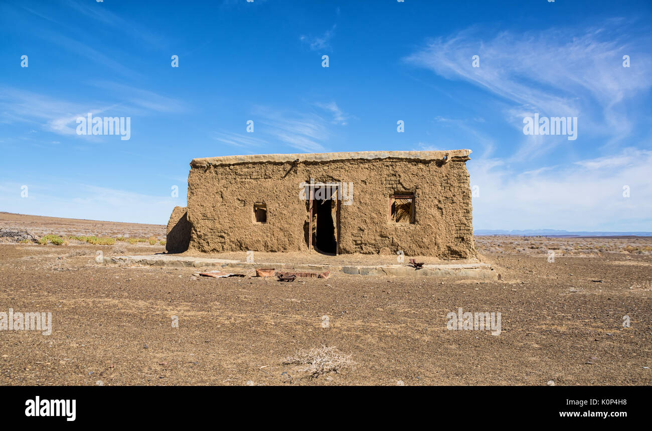 An Abandoned building in Southern African savanna Stock Photo - Alamy