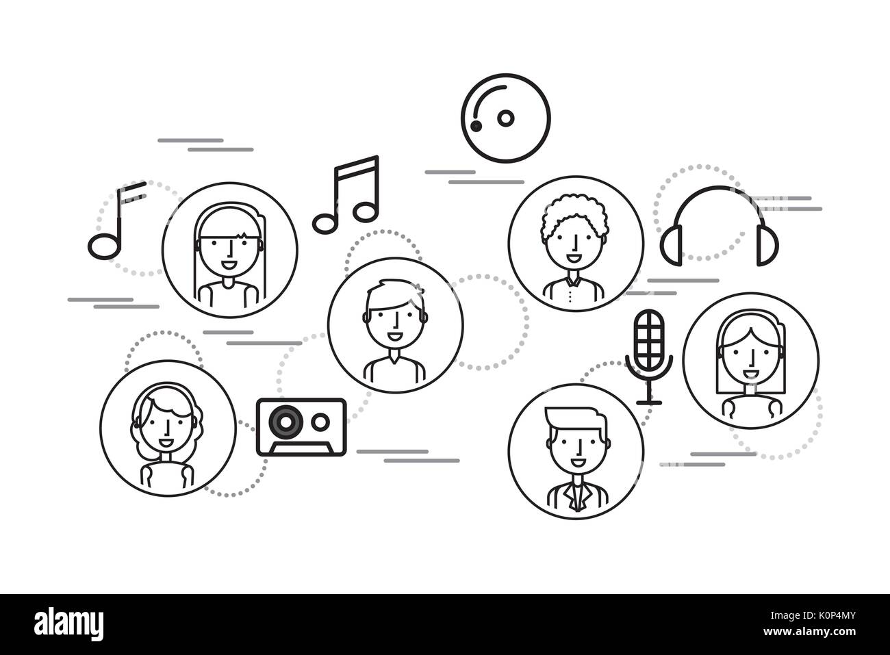 sound flat icon design Stock Vector Image & Art - Alamy