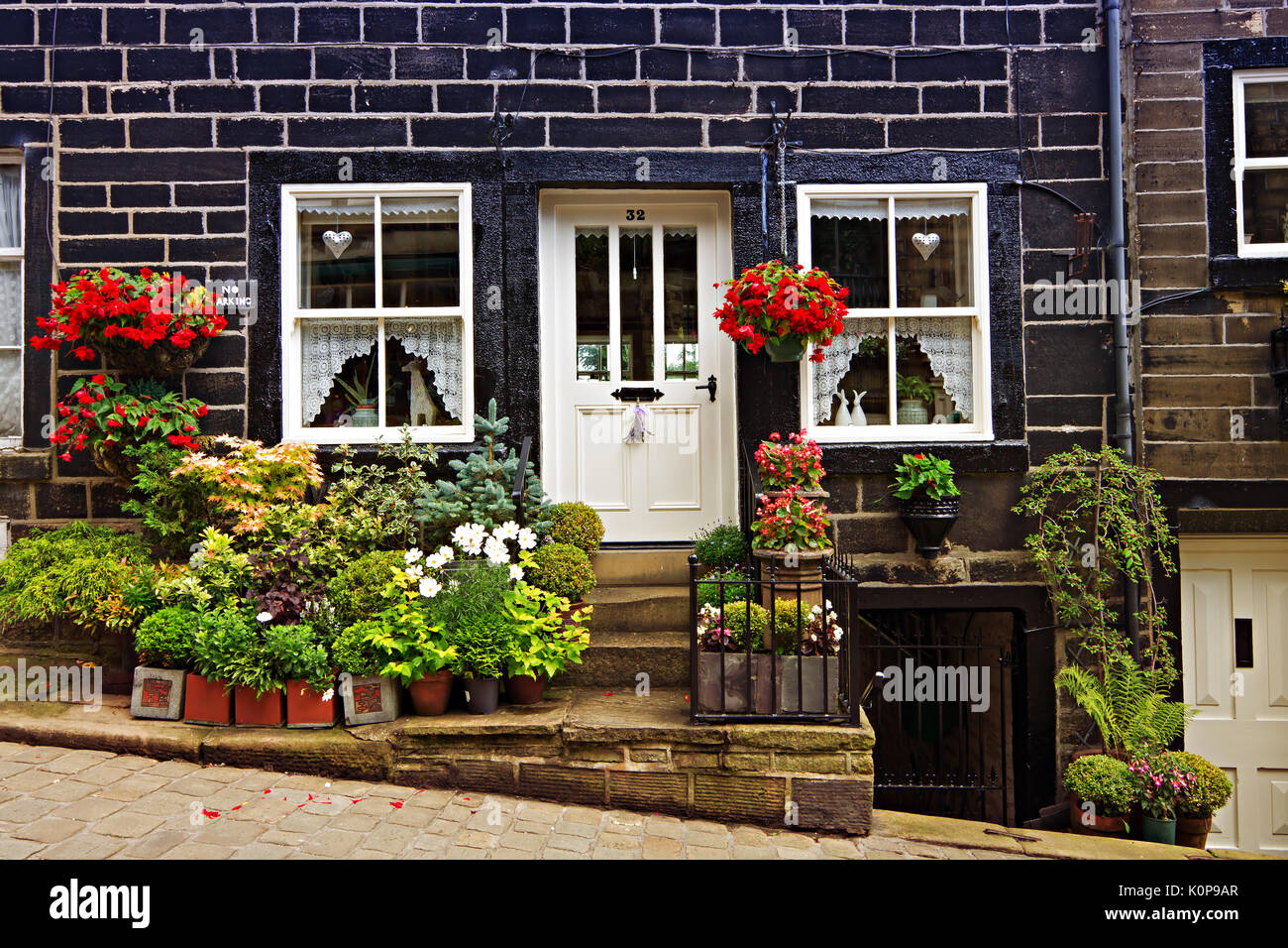 Quaint terraced cottage in the historic village of Haworth, West