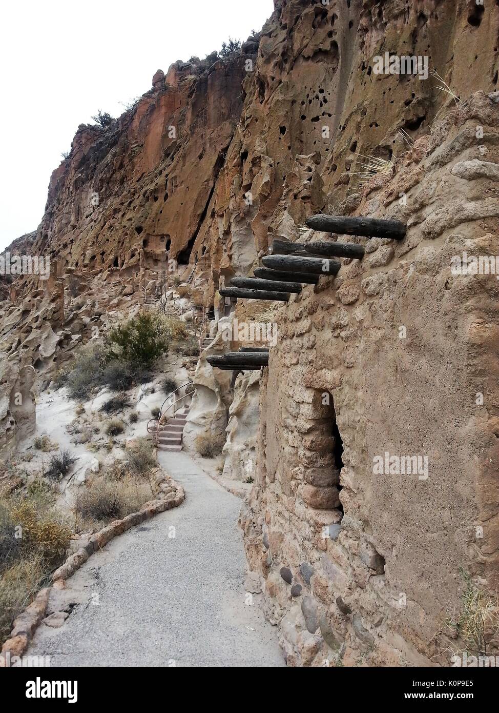 Bandelier National Monument - New Mexico Stock Photo