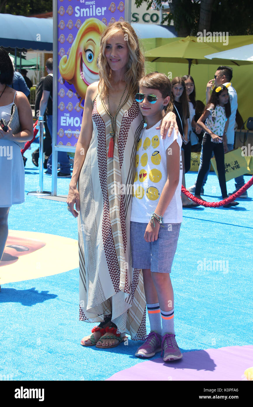 The World Premiere of “THE EMOJI MOVIE” Featuring: Kim Raver Where: Los