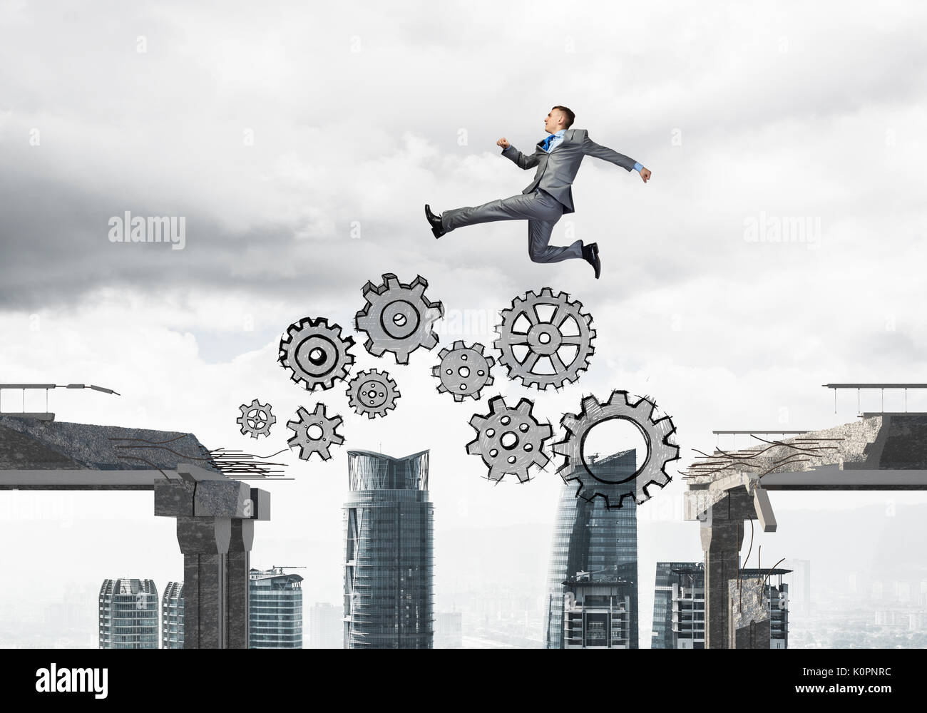 Problem and difficulties overcoming concept Stock Photo - Alamy