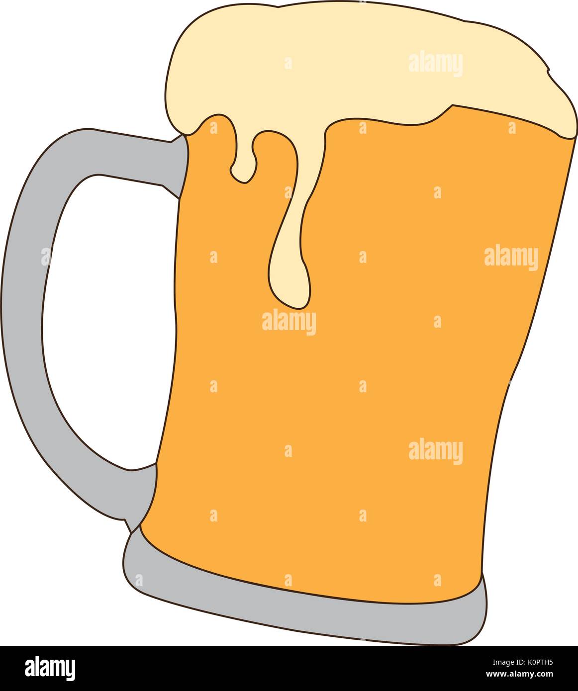 Isolated beer mug Stock Vector Image & Art - Alamy