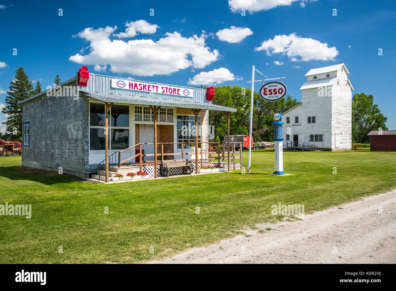 at the Pembina Threshermen's Museum, Winkler, Manitoba, Canada Stock