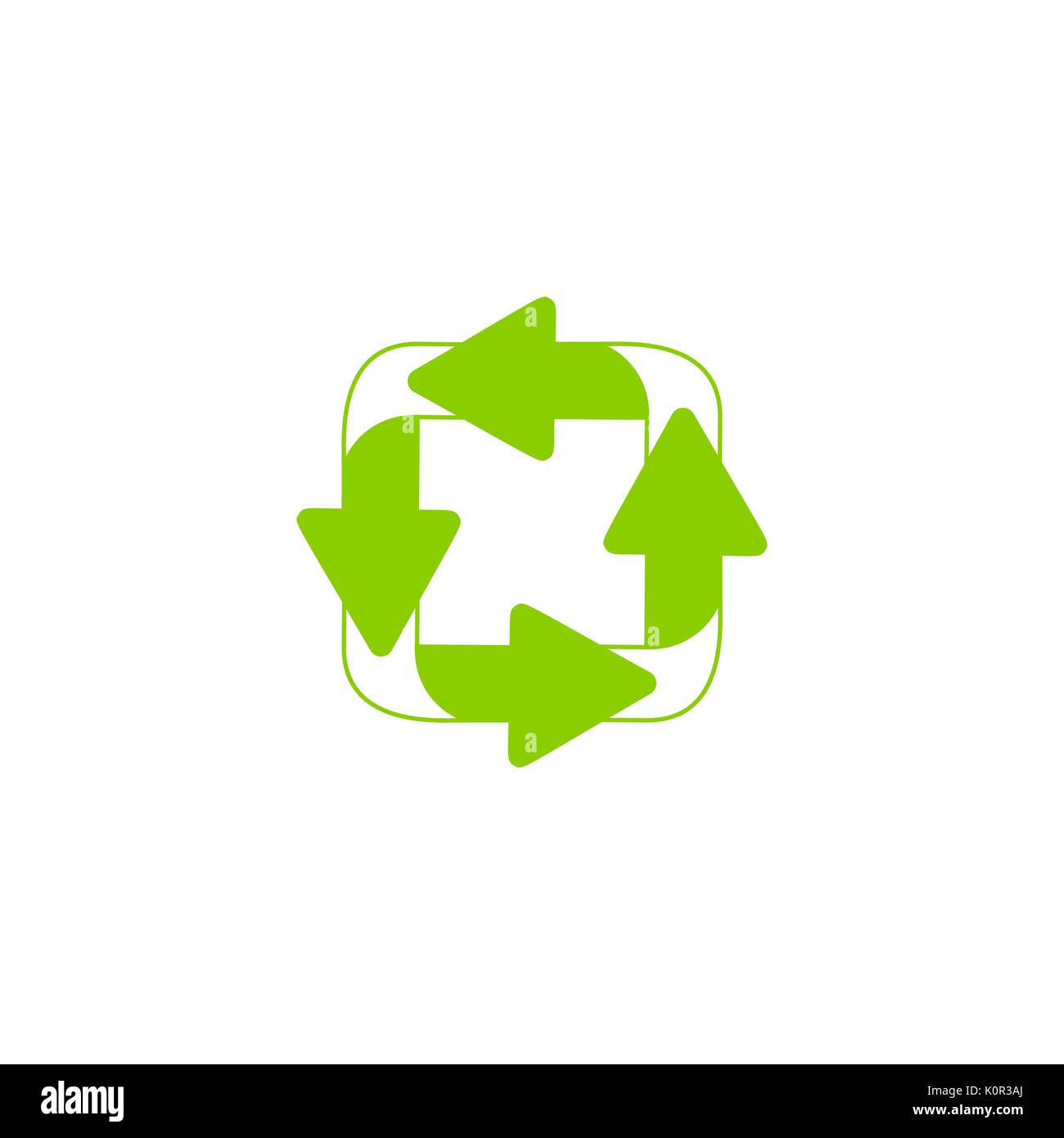 Recycling eco bin pattern Stock Vector Images - Alamy