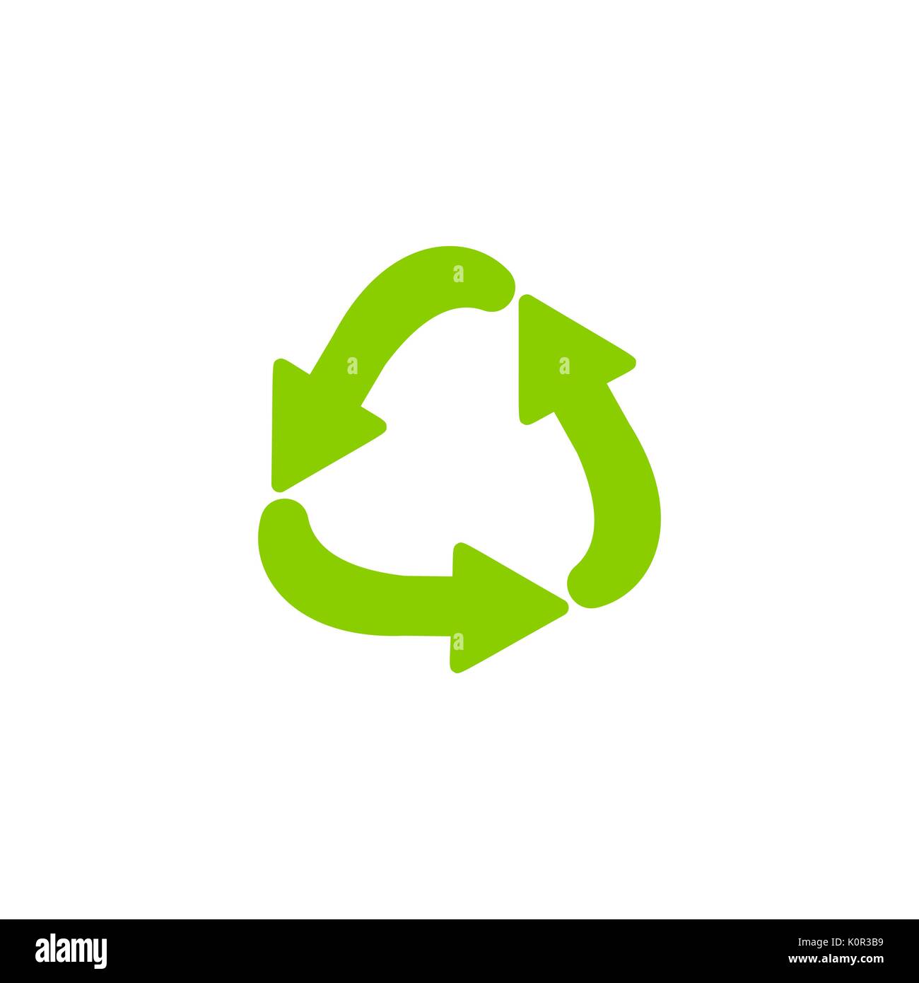 Recycling ecology thin line vector icon Stock Vector Image & Art - Alamy