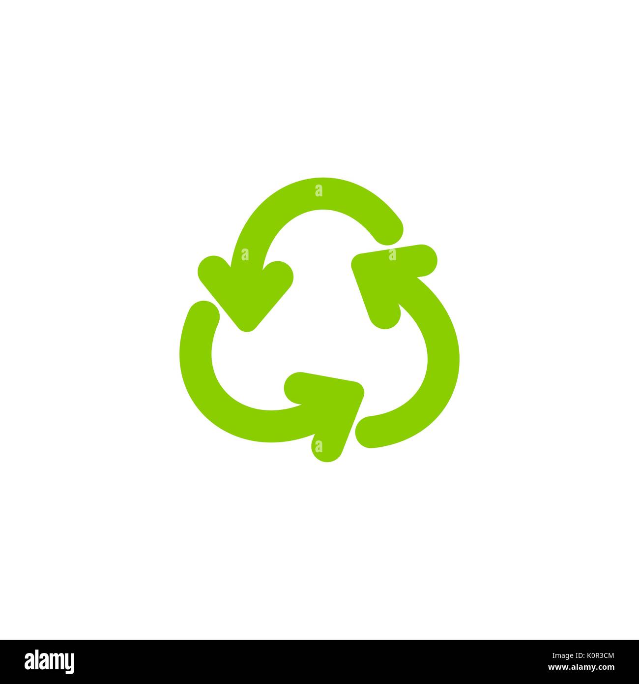 Recycling ecology thin line vector icon Stock Vector Image & Art - Alamy