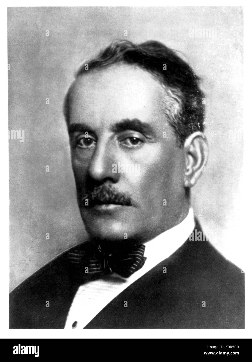 Giacomo Puccini - Italian composer: 22 December 1858 - 29 November 1924. Stock Photo