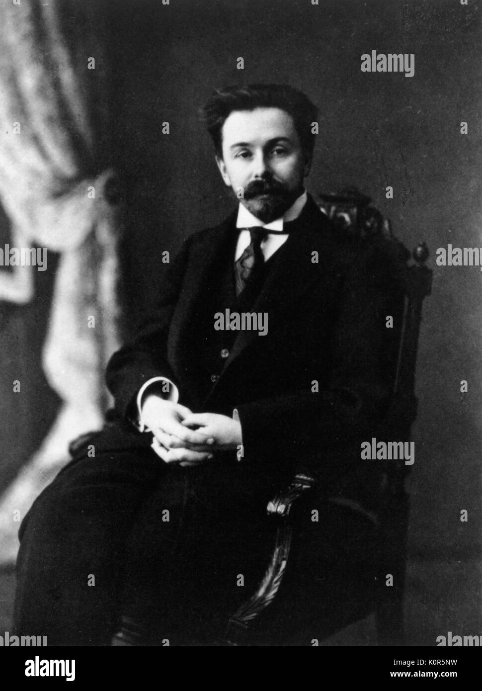 Scriabin, Alexander Nikolaievich c. 1913 1872-1915. Russian composer and pianist Stock Photo
