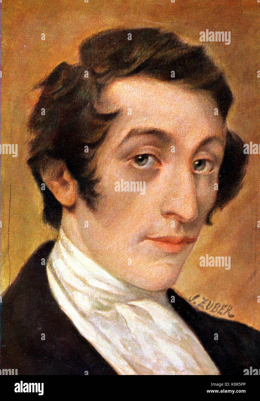 Carl Maria von Weber portrait. German composer, conductor, pianist and  critic 1786-1826 Stock Photo - Alamy