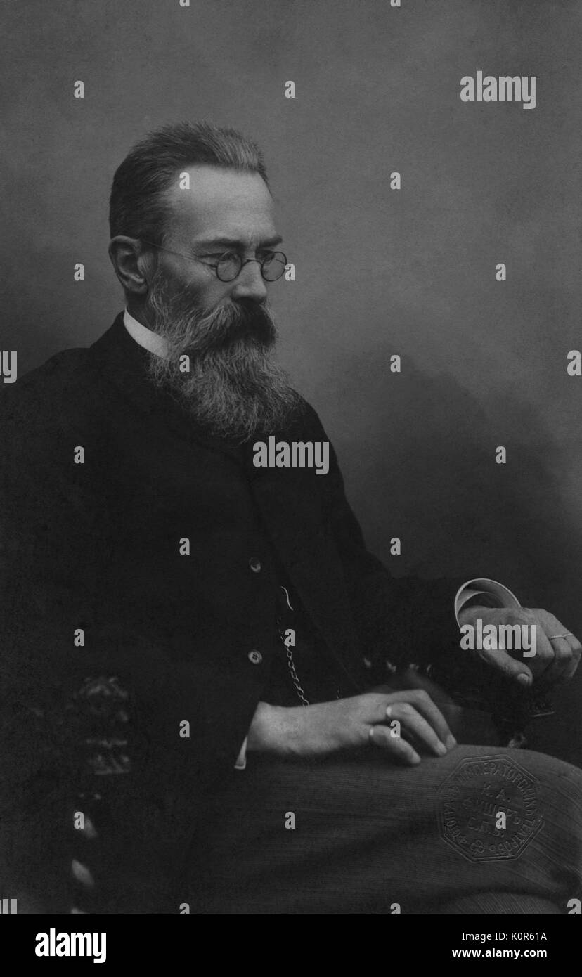 RIMSKYKORSAKOV, Nikolay / Nikolai. Russian composer 18441908 Stock