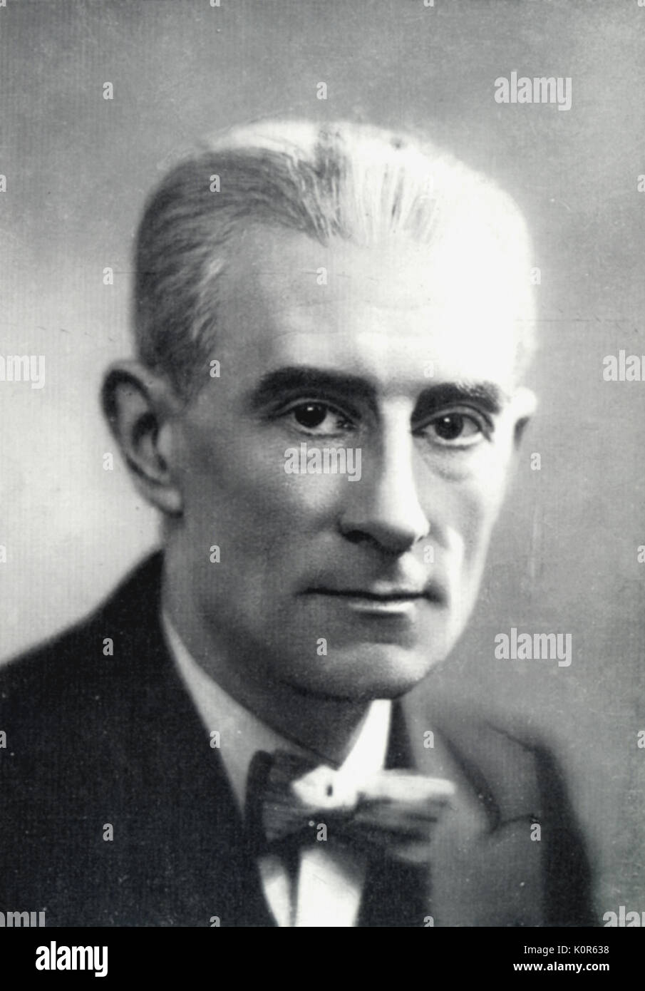 RAVEL, Maurice - Portrait French composer (1875-1937). Stock Photo