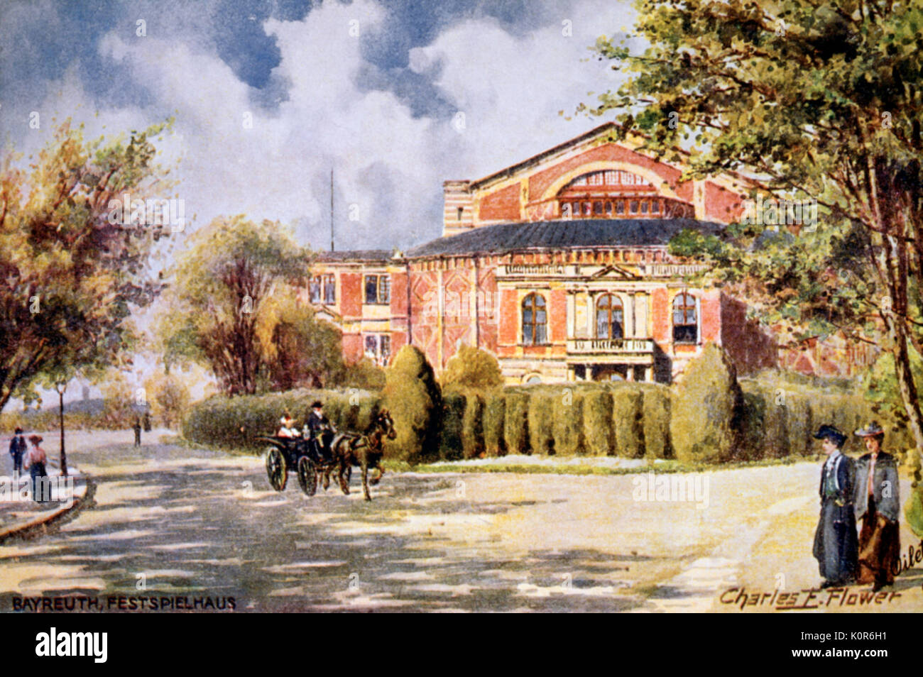 WAGNER, Richard (1813-1883). BAYREUTH. BAYREUTH, the small town in