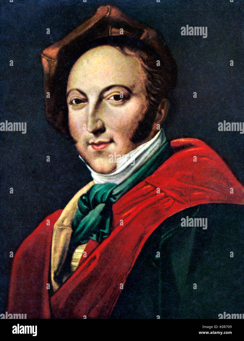 ROSSINI. Portrait. Italian composer (1792-1868) Stock Photo