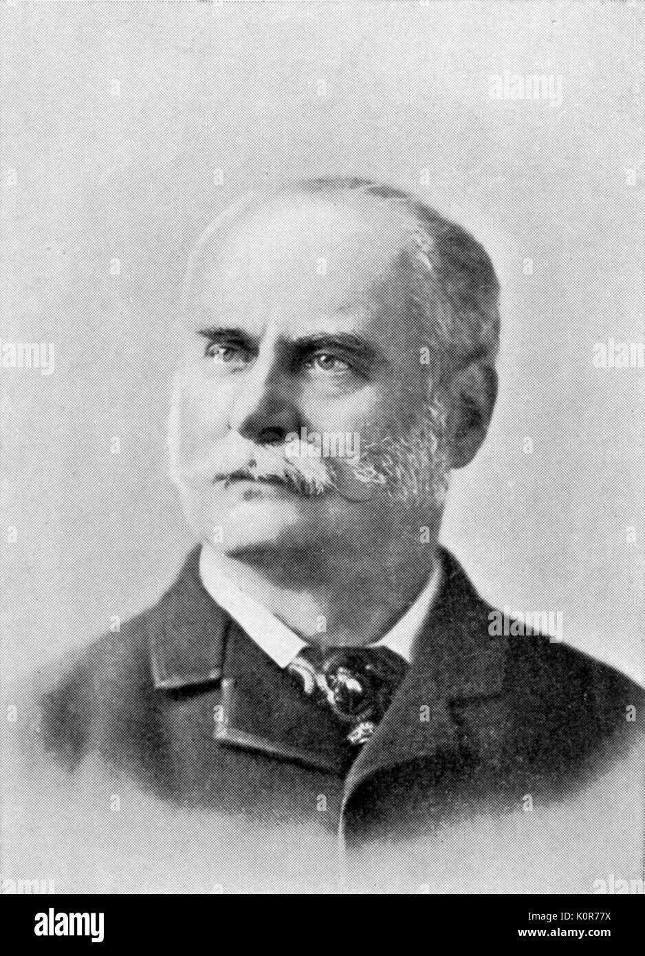 MAPLESON, James H - portrait English impresario (1830-1901) Stock Photo